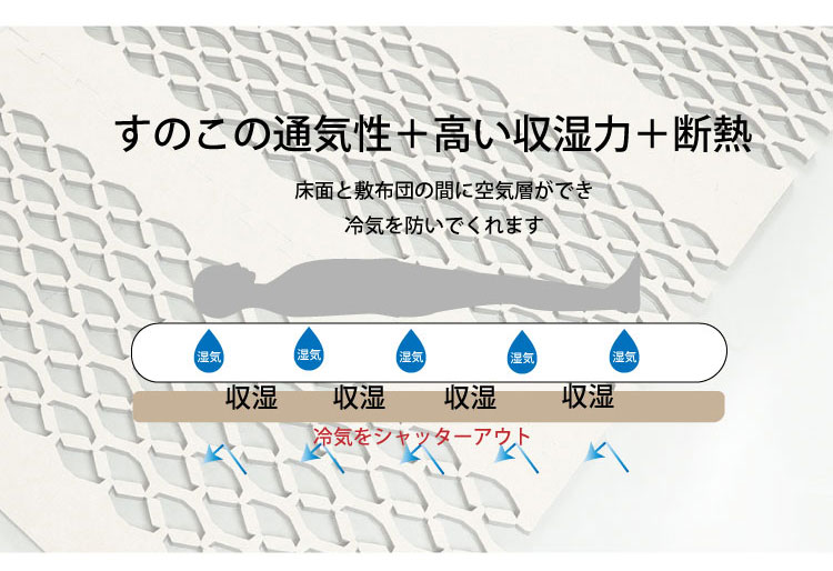 ダブルインパクトplus S カビ防止 ジメジメ湿気や寝汗の匂い対策に 通気性 除湿マット 除湿シート 湿気対策 テイジン ベッド マットレス製造メーカー 源ベッド