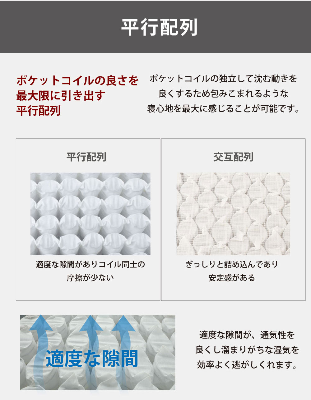 国産ポケットコイルマットレス