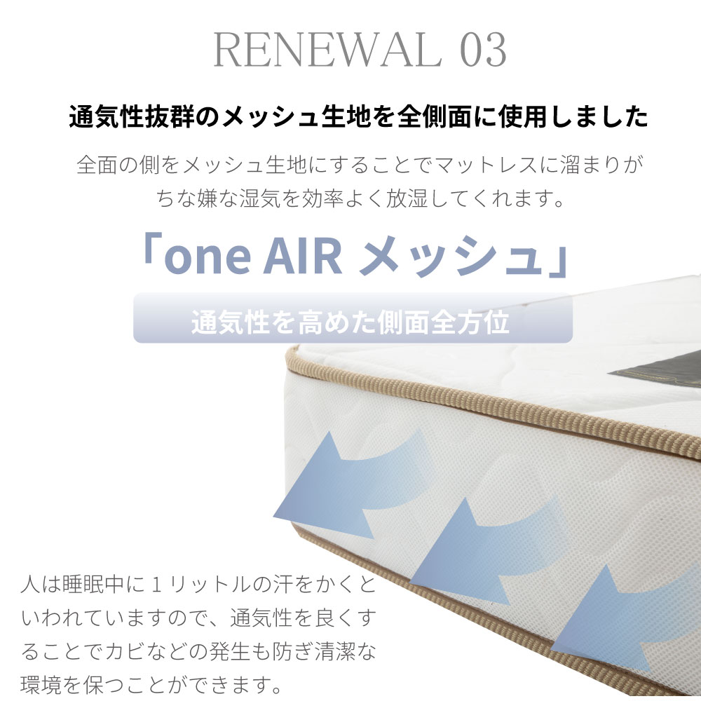 国産ポケットコイルマットレス